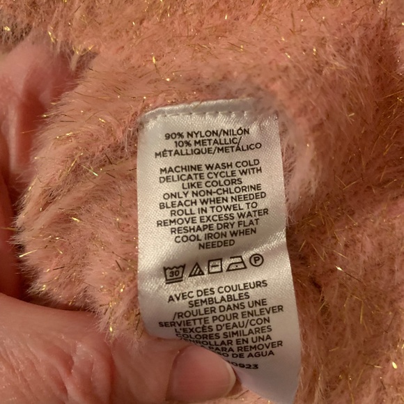 Loft XL Fuzzy Shimmer Sweater - Picture 4 of 6